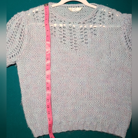 Vintage hand knit sweater tee - Picture 5 of 6